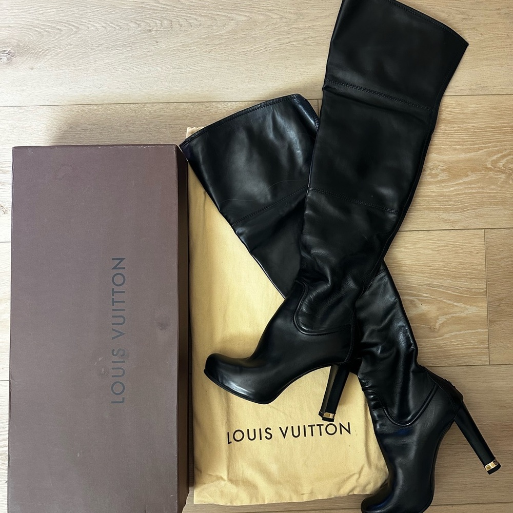 Louis Vuitton Black Women's Boots